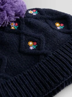 Jojo Maman Bébé Floral de marine - Chapeau Fair Isle Online