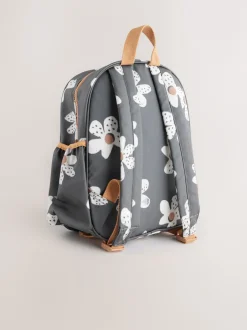 Next Floral noir - sac à dos