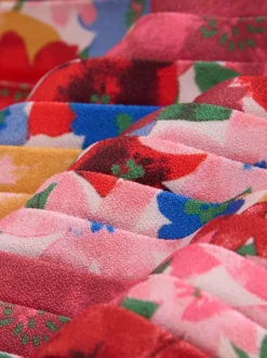 Next Floral rose - Combinaison plissée à volants à manches courtes (3-16ans) Best