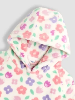 Jojo Maman Bébé Floral rose - Couverture douillette à capuche Outlet