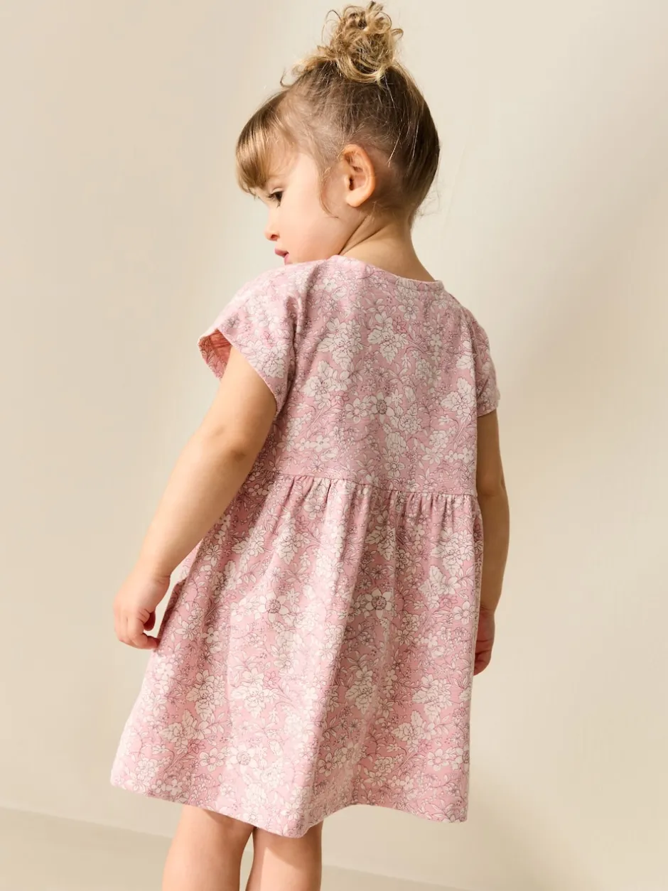 Next Floral rose - Robe en jersey (3mois à7ans) Discount