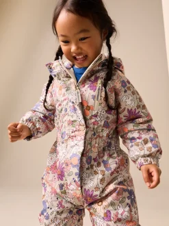 Next Floral vert - Personnage Combinaison de ski (6mois-7ans) Hot