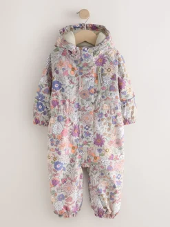 Next Floral vert - Personnage Combinaison de ski (6mois-7ans) Hot