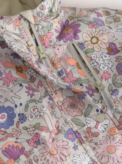 Next Floral vert - Personnage Combinaison de ski (6mois-7ans) Hot