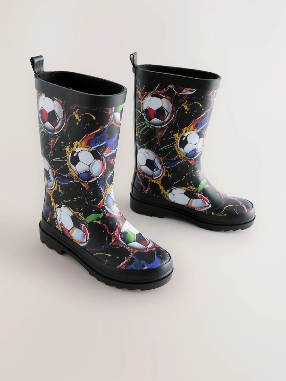 Next - Bottes en caoutchouc Football multicolore