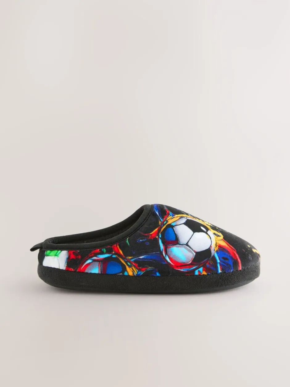 Next Football noir/multicolore - Mules chaussons