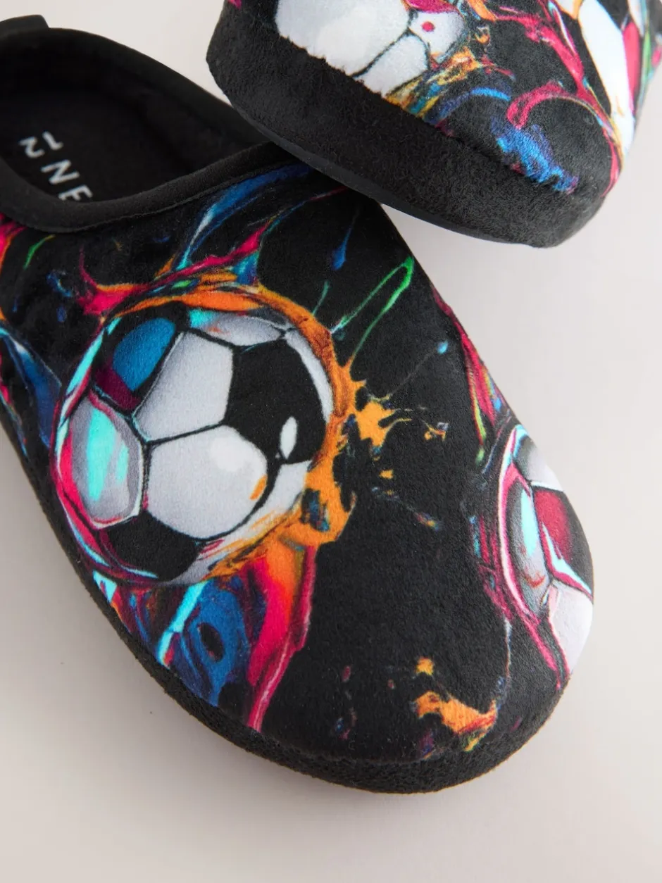 Next Football noir/multicolore - Mules chaussons