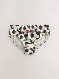 Next Football rouge/bleu - 100% Coton Imprimé Caleçons 5 Pack (1.5-10ans) Hot