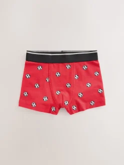 Next Football rouge/bleu - Lot de 5 boxers Junior Personnage (1.5-16ans)
