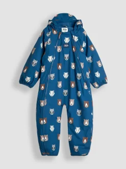 Jojo Maman Bébé Forêt de Bleu - Costume imperméable doublé de Polaires Sale