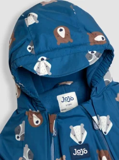 Jojo Maman Bébé Forêt de Bleu - Costume imperméable doublé de Polaires Sale