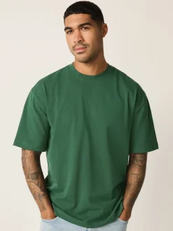 Next - Coupe ample - T-shirt épais Forêt verte Best