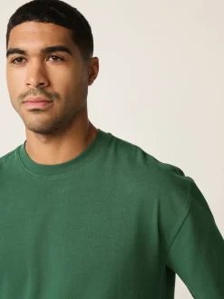 Next - Coupe ample - T-shirt épais Forêt verte Best