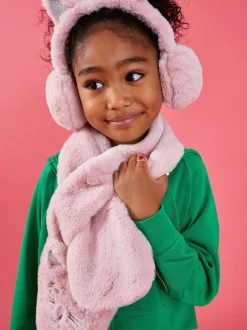 Angels By Accessorize Foulard chat en fausse fourrure duveteux pour fille Clearance