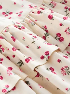 Next Fraise écrue - Ensemble chemisier et jupe à manches bouffantes (3-16ans) Sale