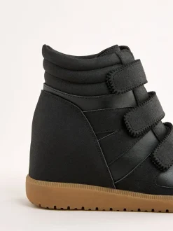 Friends Like These Baskets décontractées Velcro High Top Wedge en similicuir Outlet