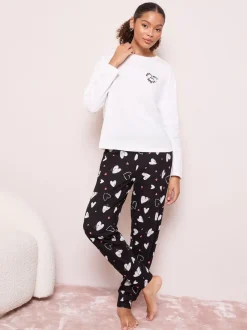 Friends Like These Pyjama à manches longues Cœur Bonne Nuit Outlet