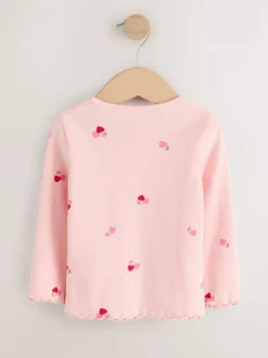 Next - Lot de 5 hauts à manches longues en côte (3mois -7ans) fruit Best