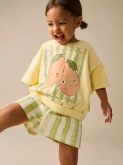 Next Fruit vert - Ensemble haut et short (3mois-7ans) Hot