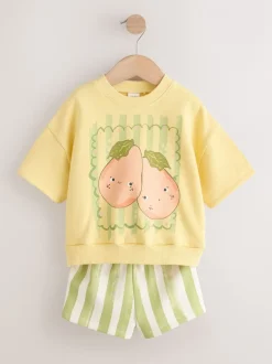 Next Fruit vert - Ensemble haut et short (3mois-7ans) Hot