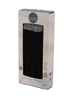 Totes Gants d’hiver Smar Touch en maille extensible homme avec intérieur brossé New