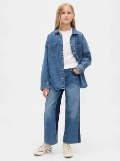 Gap - Jean à taille haute Stride à jambe large (5-13ans) Best