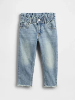 Gap Jean mom en coton extensible à enfiler (0mois à5ans) Clearance