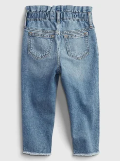 Gap Jean mom en coton extensible à enfiler (0mois à5ans) Clearance