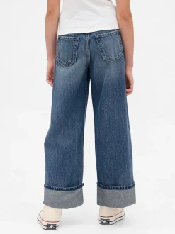 Gap Low Rise Easy Wide- Legging Baggy Jeans (4-13ans) Sale