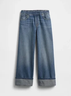 Gap Low Rise Easy Wide- Legging Baggy Jeans (4-13ans) Sale