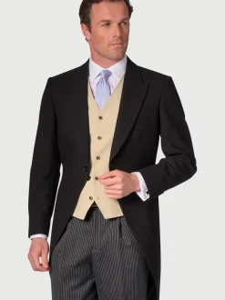 Brook Taverner Gilet de costume Coupe classique Pure New Wool