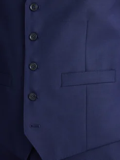 MOSS Gilet de costume Ajusté en sergé New