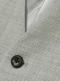 Reiss Gilet de costume Slice à carreaux pied-de-poule en mélange de laine Best