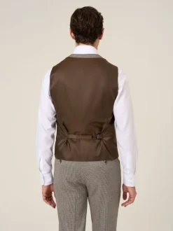 Skopes Gilet de costume Cannon Pied-de-poule Best