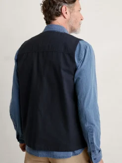 Seasalt Cornwall Gilet Metern en coton homme coupe standard Best