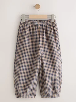 Next Gingham Brun - Pantalon en velours côtelé à enfiler (3-16ans) Outlet