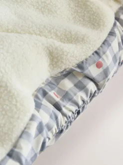Next Gingham gris - Doudoune Bébé à capuche (0mois-2ans) Discount