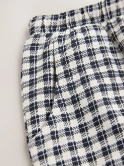 Next - Pantalons Coupe ballon texturés (3mths-7yrs) Gingham noir/blanc Best