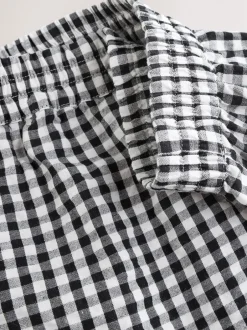 Next Gingham noir/blanc - Short à enfiler (3-16ans) Discount