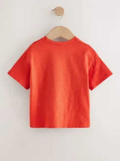 Next Gingham rouge - T-shirt à manches courtes avec poche (3mois7ans) Best