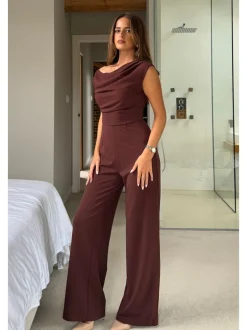 Girl In Mind - Donna - Combinaison à encolure asymétrique Hot