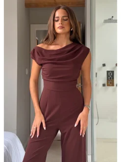 Girl In Mind - Donna - Combinaison à encolure asymétrique Hot