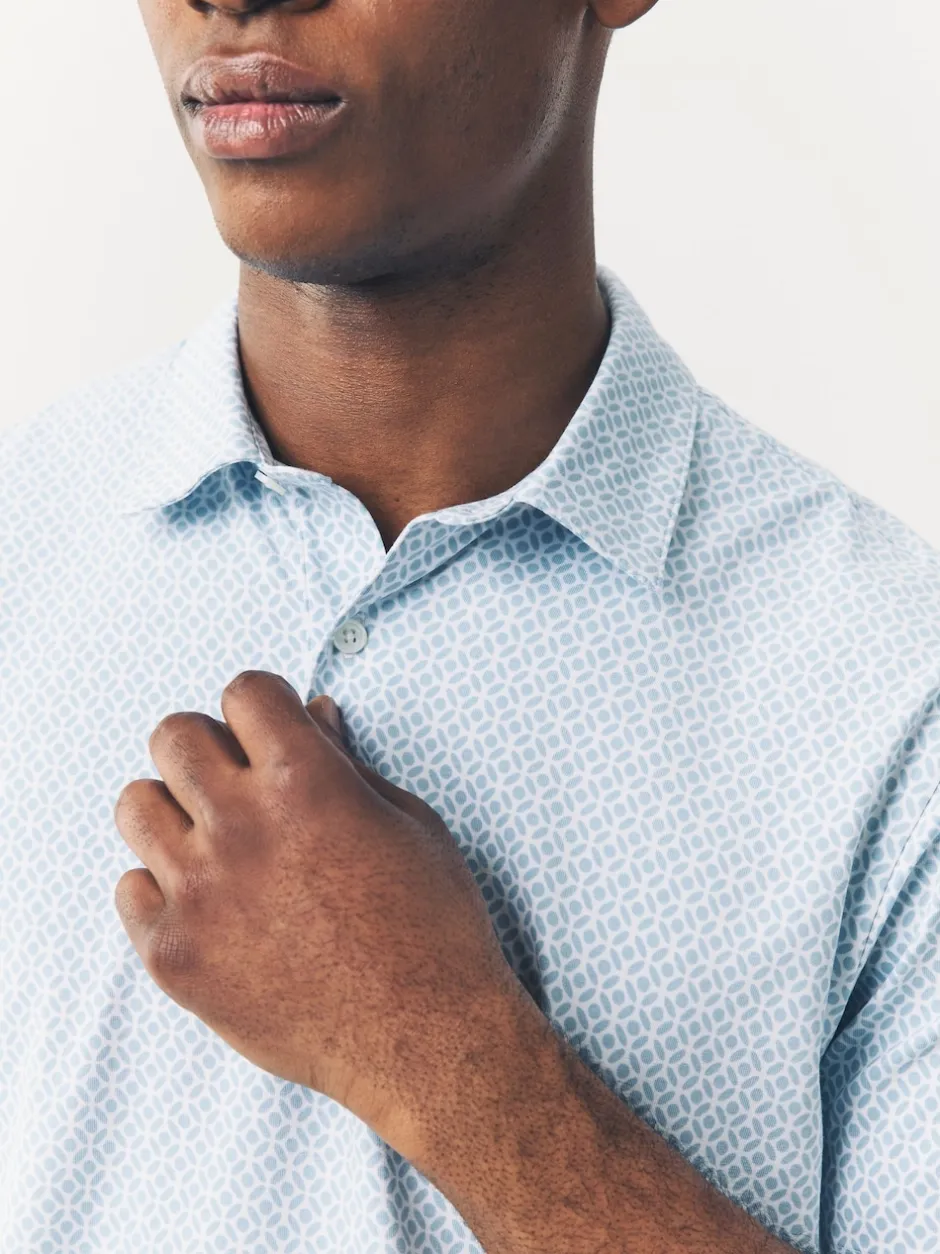 Next - Polo en jersey Manches courtes 3 Pack Géo bleu marine Sale