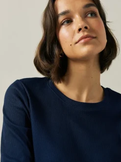 Next Géo marine - Pyjamas Manche longue côtelé New