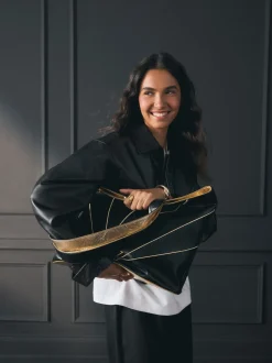 Rockett St George Grand sac cabas Or New