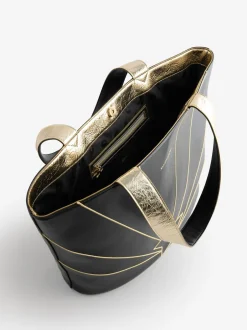 Rockett St George Grand sac cabas Or New