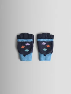 Jojo Maman Bébé Grège Dino - Mitaines doublées de polaire Best