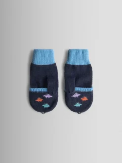 Jojo Maman Bébé Grège Dino - Mitaines doublées de polaire Best