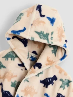 Jojo Maman Bébé Grège Dino - Peignoir Outlet