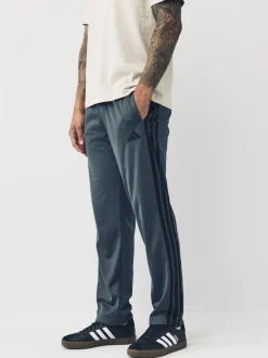 adidas Gris - Coupe classique 3-Rayure Tricot à ourlet ouvert Survêtement Sale